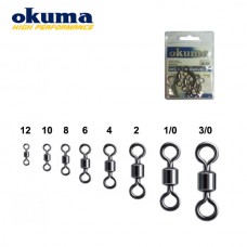 Okuma Rolling Swivels Size 3/0 100kg 10pcs 